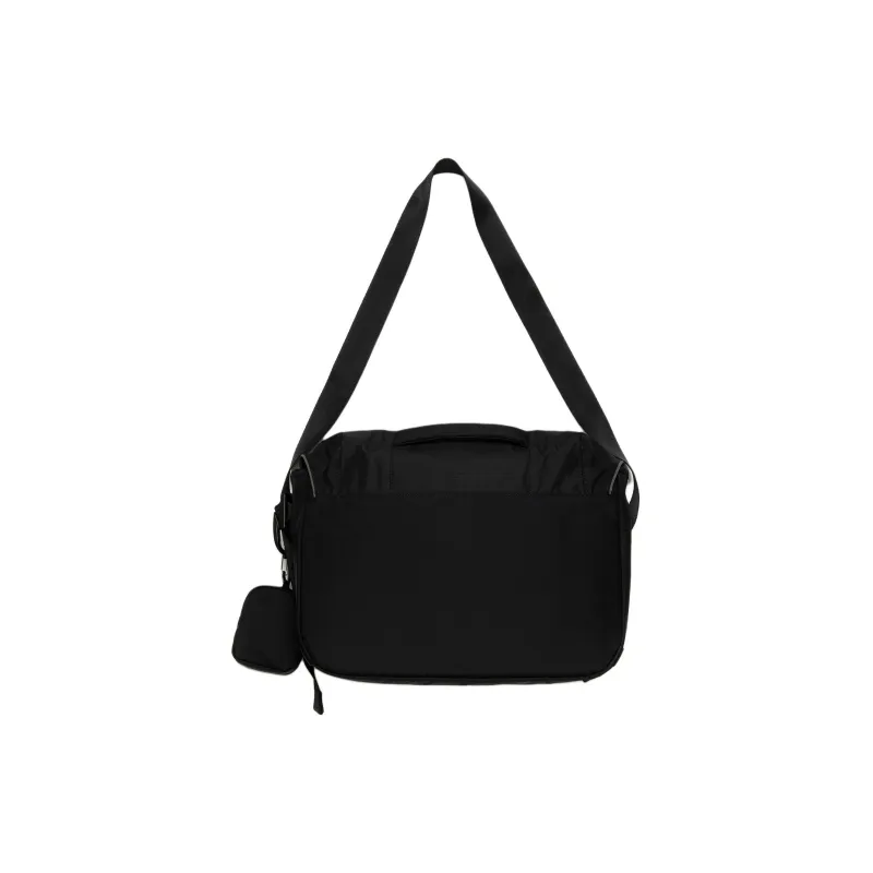 Lee Nylon Messenger Bag, Shoulder Bag Regular Unisex Black-1