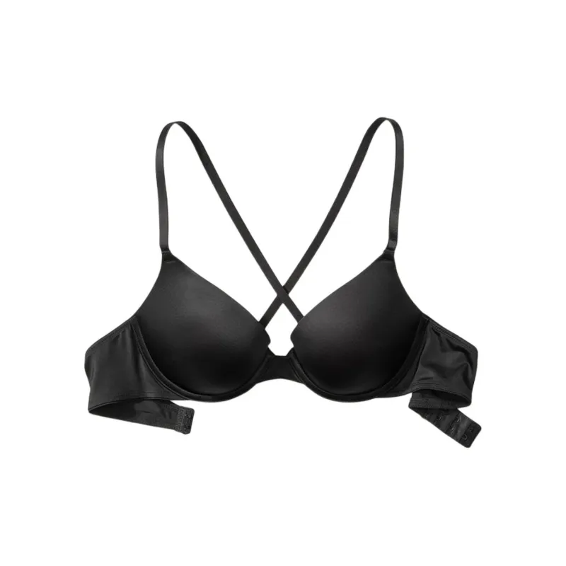 Victoria's Secret Sweet Limited PINK 1690 Gathering Style WEAR EVERYWHERE Collection Bra Women's Black-0