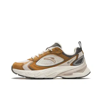 Anta Millennial 7 Cushioning, Wear Resistant Low Top Casual Shoes Men's Brown Gray