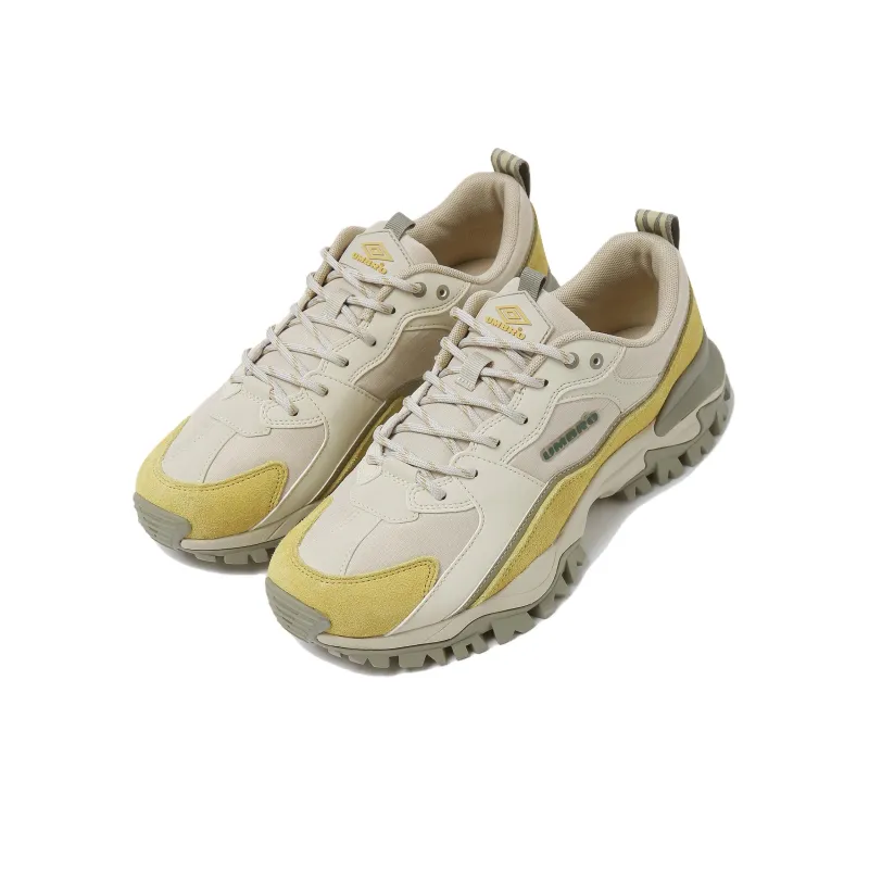 Umbro Bumpy Cushioning, Wear Resistant Low Top Casual Shoes Unisex Yellow Green-1