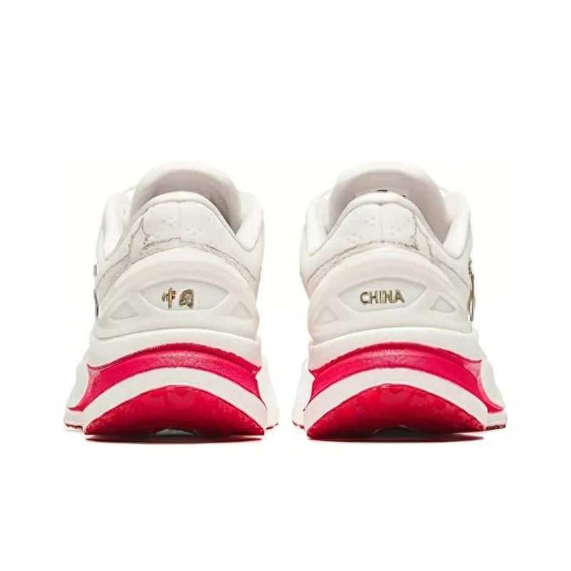 Anta Cushioning Wear Resistant Low Top Running Shoes Women's White-3