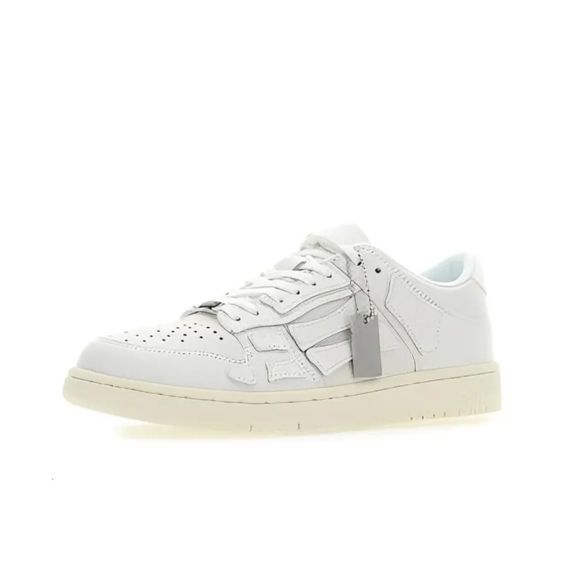 AMIRI Skel-top Leather Low-top Sneakers-3