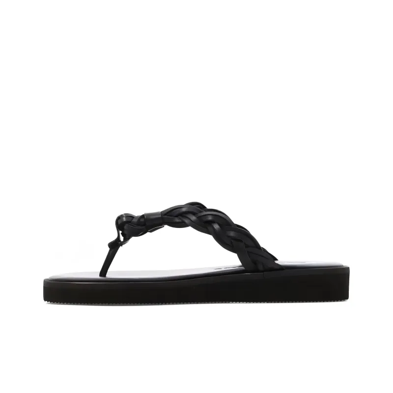 See By Chloe Rubber Sole Flip Flops Women's Black-0