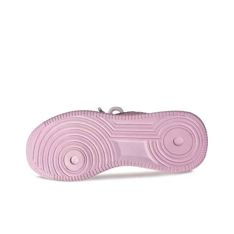BUABOKE SKATER Macaron Collection Wear Resistant Slip Resistant Low Top Daily Skateboard Shoes Unisex Pink-6