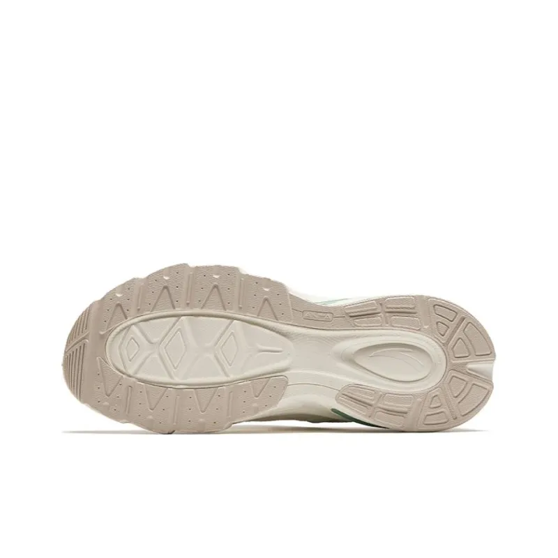 Anta Millennium 7 Cushioning Wear Resistant Low Top Casual Shoes Men's White Gray Green-3