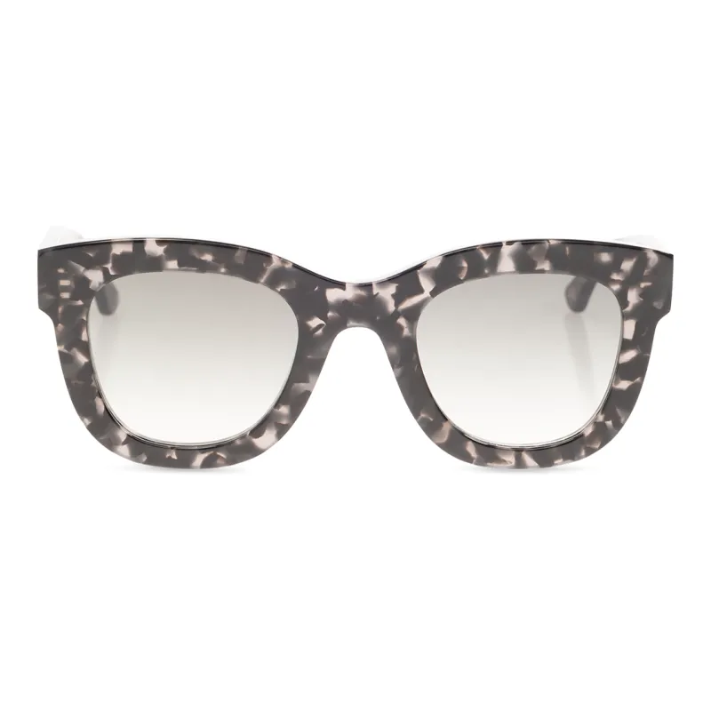 Thierry Lasry Acetate Oval Sunglasses Unisex Black-1