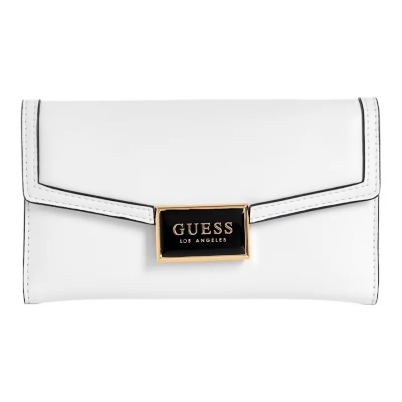 GUESS Artificial Leather Clutch Unisex White-0