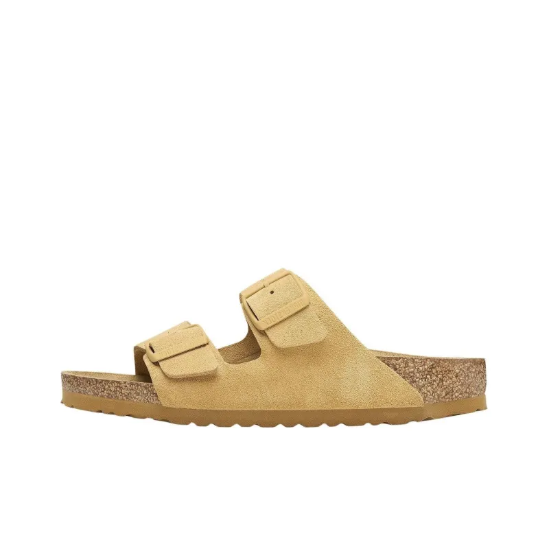 Birkenstock Arizona Slide Slippers Women's Yellow Narrow Fit-0