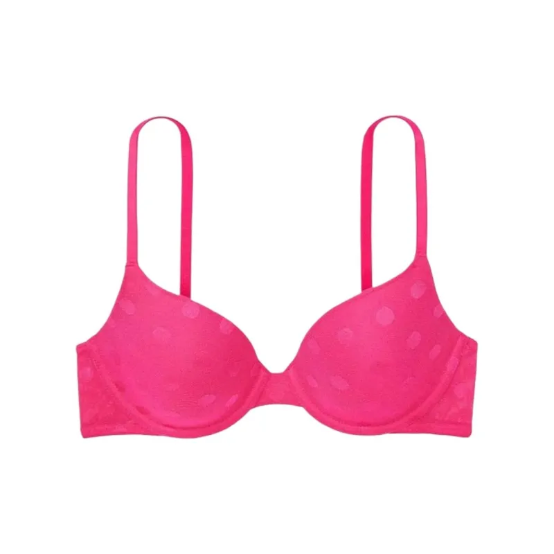 VICTORIA'S SECRET Bra Women's Candy Pink Polka Dot-0
