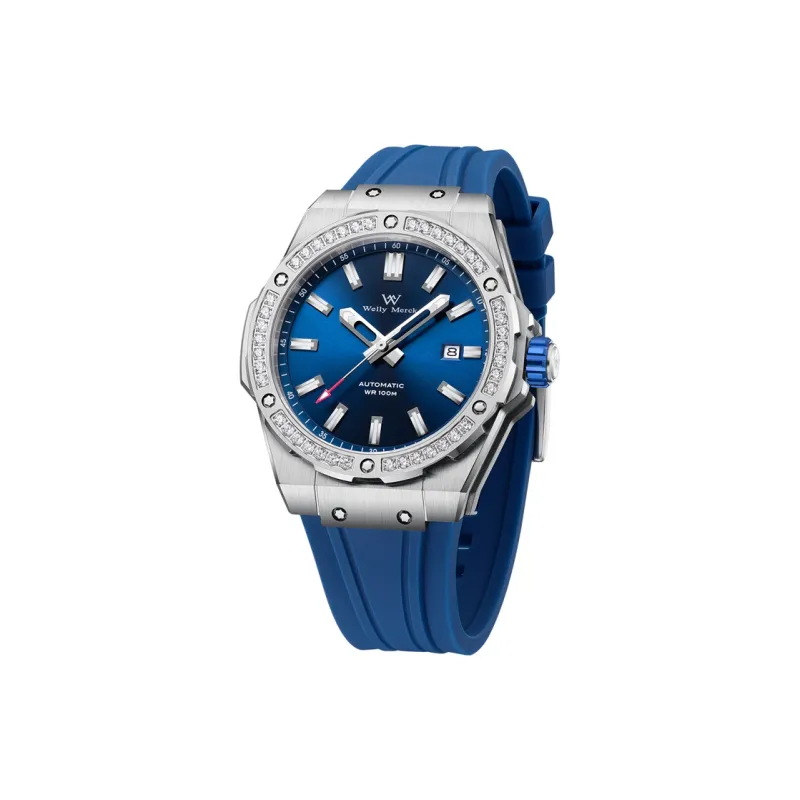 Welly Merck Automatic Mechanical Movement Men's Watches Black Dial-1