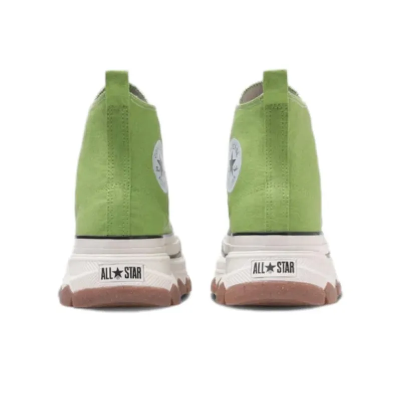 Converse All Star Trekwave Anti Slip Wear Resistant High Top Canvas Shoes Unisex Green White-5