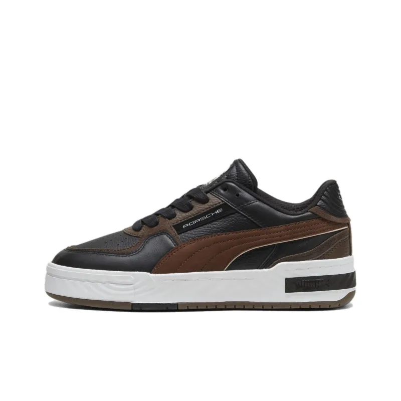 PUMA Ca Pro Porsche Legacy Crush Slip Resistant Cushioning Wear Resistant Low Top Skateboard Shoes Unisex Brown-0
