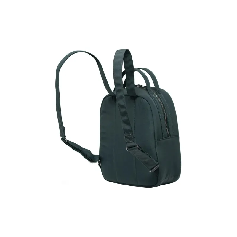 Herschel Nylon Backpack Mini Unisex Dark Green-2