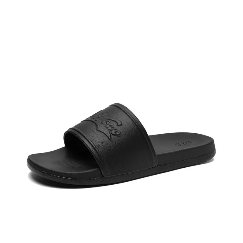 HLA Panda Wowo Series Slide Slippers Men's Black-1