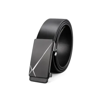 Cows Reign Toothless Inward-Curling Hair Youthful Head Layer Cow Leather Leather Belts Men's Width 3.4cm