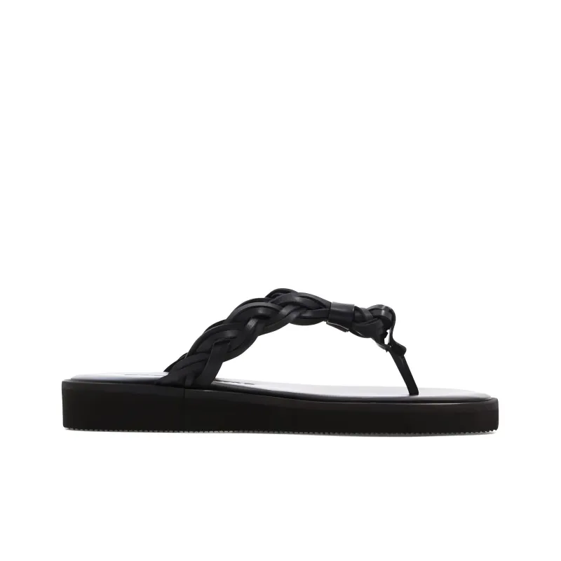 See By Chloe Rubber Sole Flip Flops Women's Black-1
