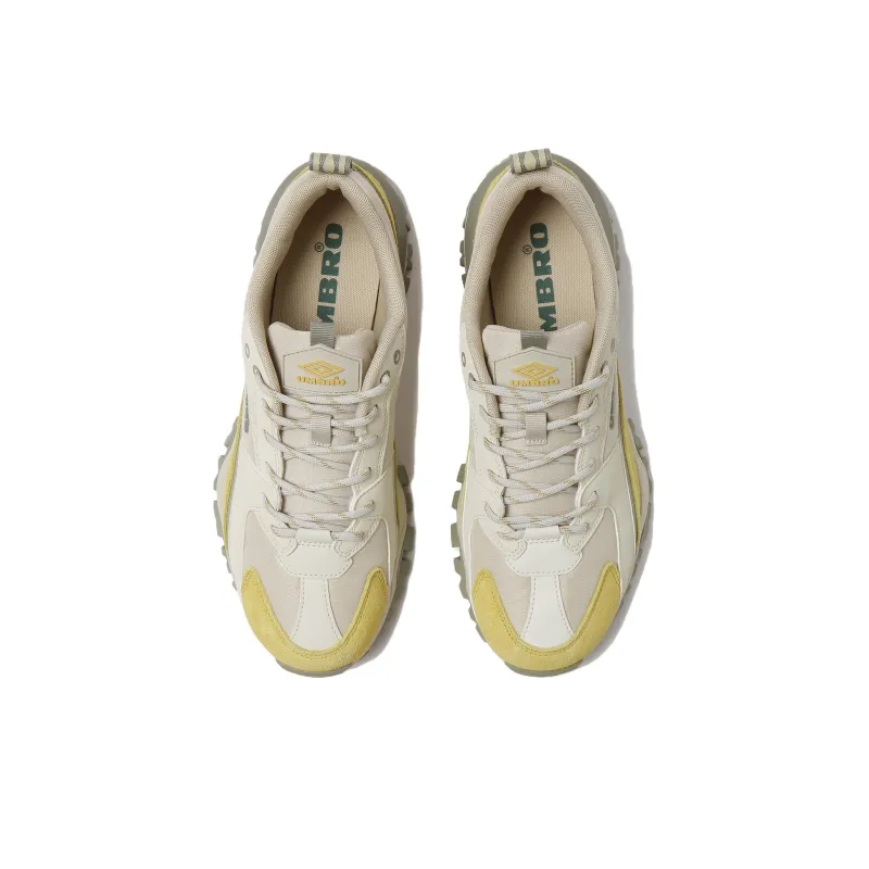 Umbro Bumpy Cushioning, Wear Resistant Low Top Casual Shoes Unisex Yellow Green-3