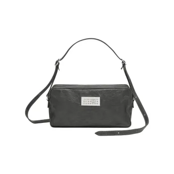 MM6 Maison Margiela Calfskin Crossbody Bag Shoulder Bag Women's Vintage Black