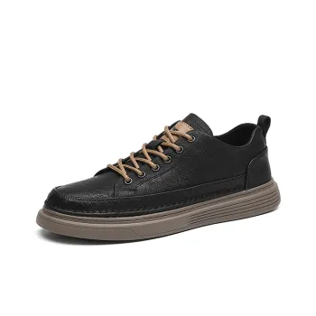 RED DRAGONFLY Flat Shoes Height Increasing Abrasion Resistant Low Top Casual Shoes Men's