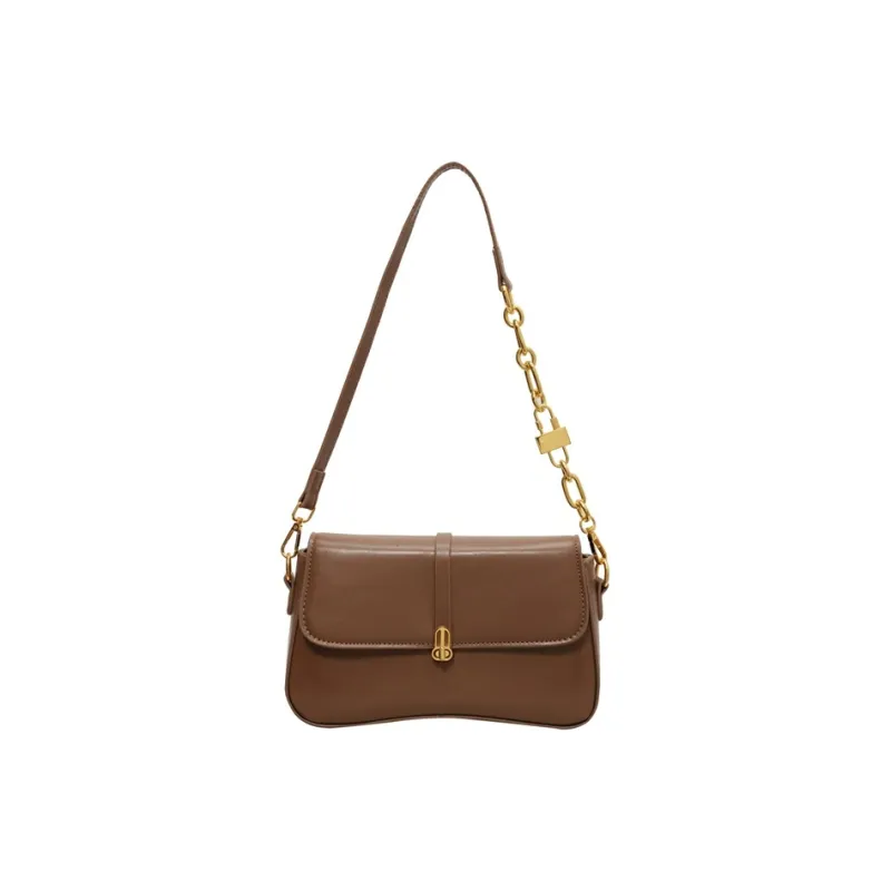 Jade En Plus PU Small Square Bag Shoulder Bag, Crossbody Bag Regular Women's Black/Ecru/Milk Tea/Brown-9
