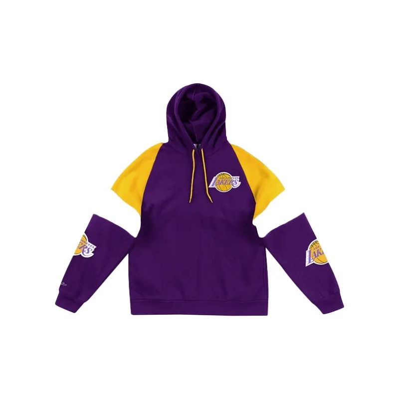 Mitchell Ness Sweatshirts Unisex Purple-1