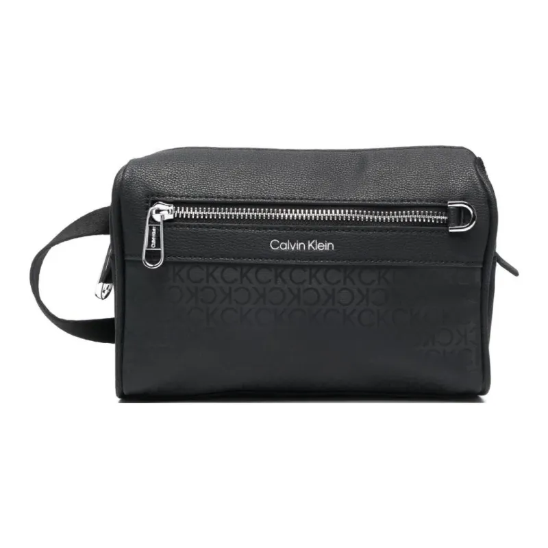 CALVIN KLEIN Recycled Polyester Toiletry Bags Storage Bags Men's Black-0