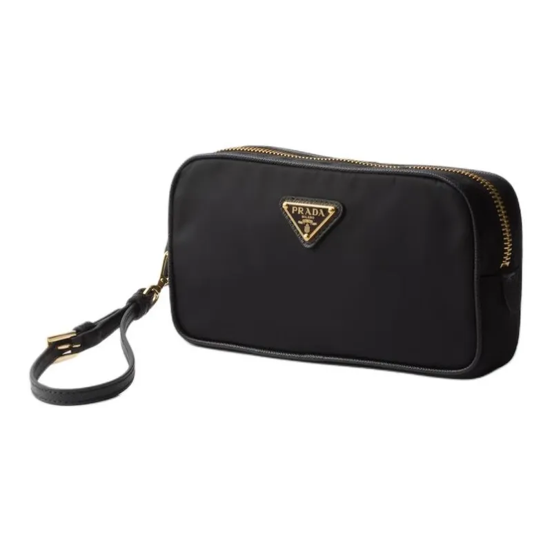 PRADA Re Edition Recycled Nylon Clutch Women's Black-1