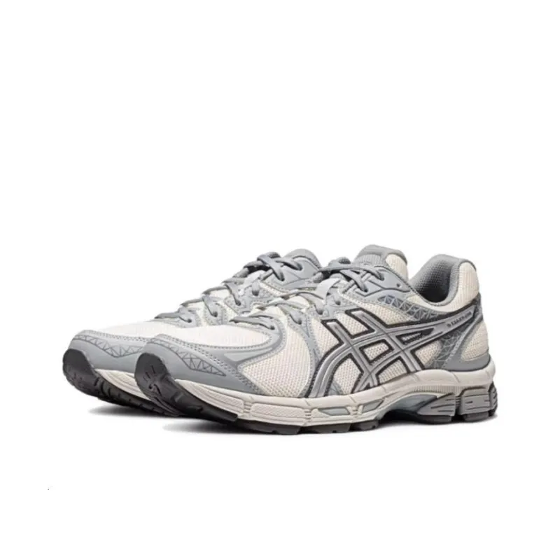 Asics Gel Exalt 2 Cushioned Slip Resistant Low Top Casual Running Shoes Men's White Blue Gray-2