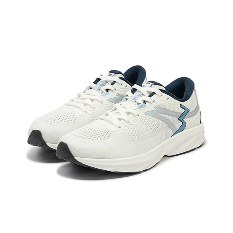 361° QUIKFLAME Slip Resistant Low Top Running Shoes Unisex White Blue-2
