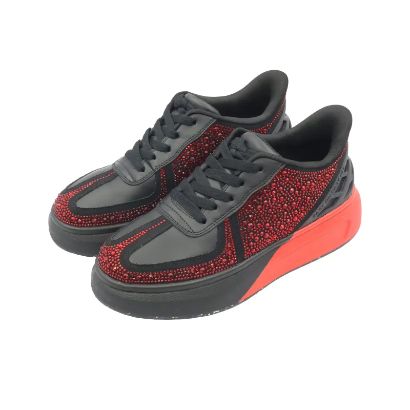It Must Be Done Abrasion Resistant Lightweight Height Increasing Low Top Skateboard Shoes Unisex-13