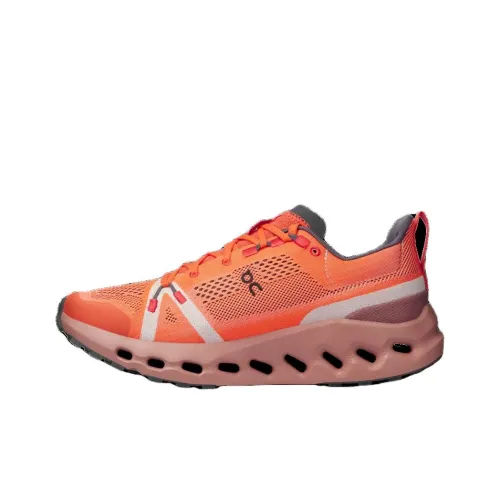 On Running Cloudsurfer Trail Flame Dustrose Women's