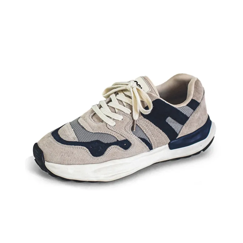 OUGLEMEN Gift Box Set Shock Absorbers With Abrasion Resistant And Slip Resistant Properties Low Top Casual Shoes Men's-2