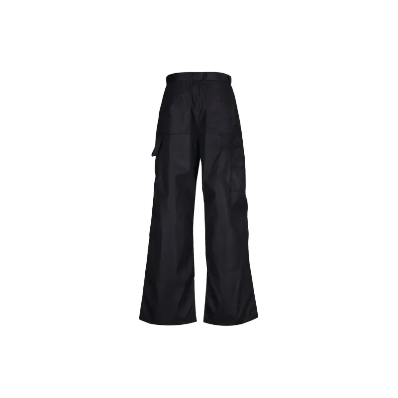 OFF WHITE Loose Fit Wide Leg Trousers-1