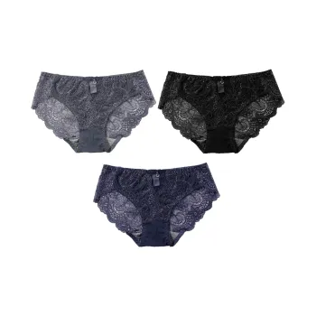 Flowers In Water Underpants Women's 3 Pack