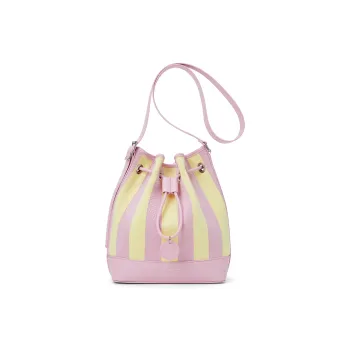 CHARLES&KEITH Fabric Crossbody Bag Large Size Women's Yellow/Multi Composite Color