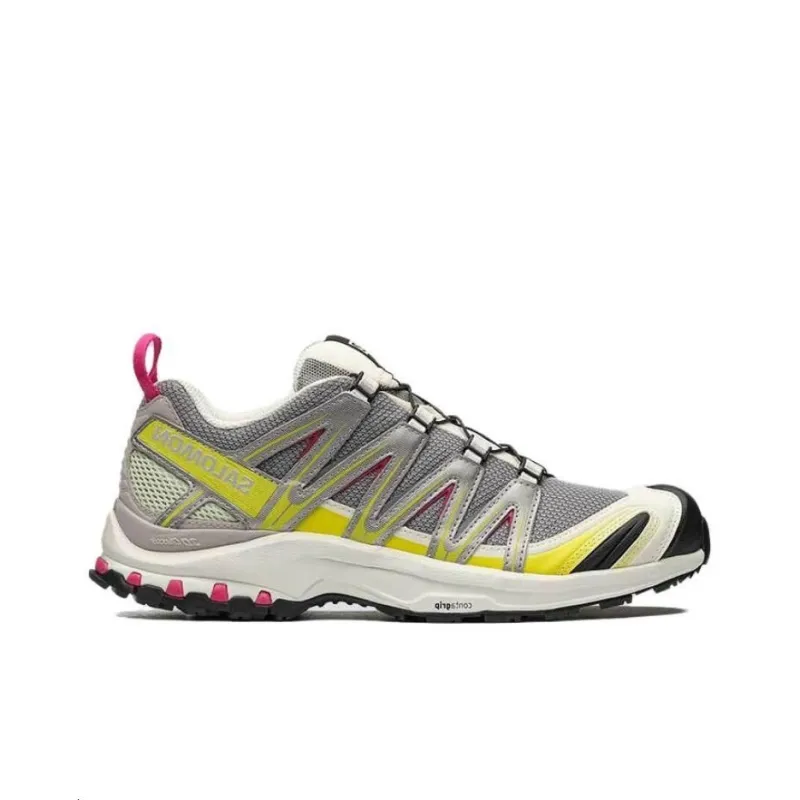 SALOMON XA Pro 3D ADV Cushioned Anti Slip Wear Resistant And Water Resistant Low Top Outdoor Shoes Unisex Shark Gray-1