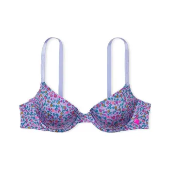 VICTORIA'S SECRET Bra Women's Purple Floral Print