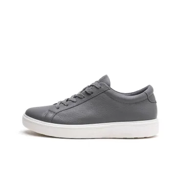 ELLE HOMME Low Top Skateboard Shoes Men's White Gray