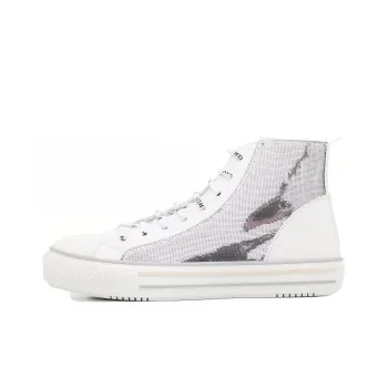 Valentino Garavani High Top Stylish Skateboarding Shoes Women's White