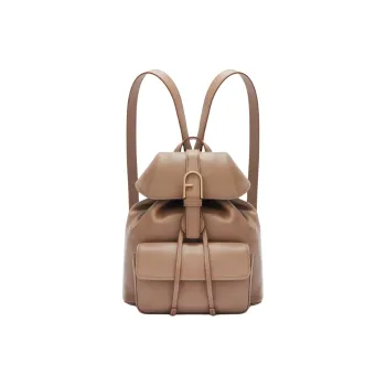 Furla Calfskin Backpack Small Size Women's Brown