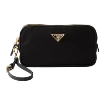 PRADA Re Edition Recycled Nylon Clutch Women's Black