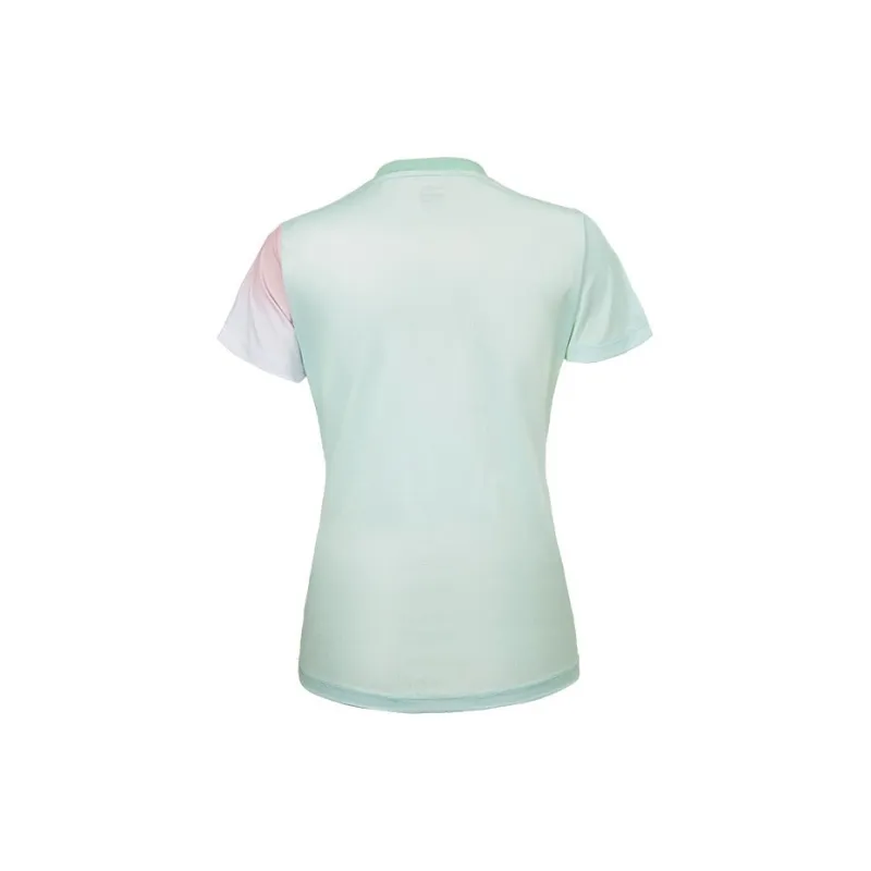 Kawasaki Blue And White Porcelain Series Badminton Clothing Women's Turquoise Willow Green-1