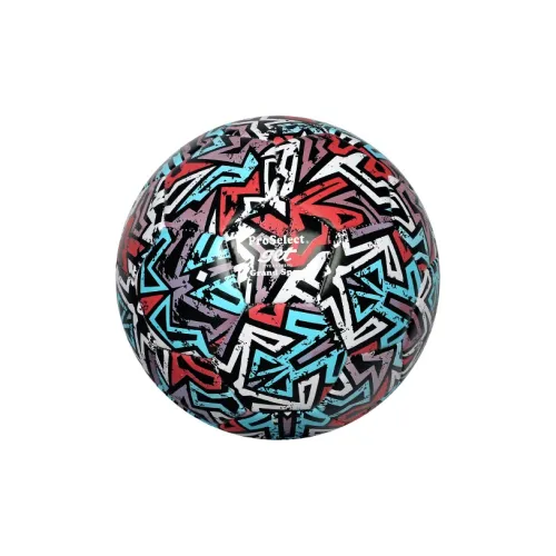 ProSelect Size 5 Ball Soccer PVC Machine Stitched Soccer Ball Unisex Graffiti Geometry