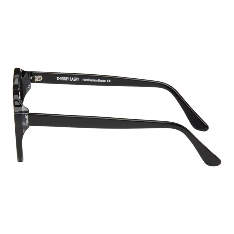 Thierry Lasry Acetate Round Sunglasses Men's Black-2