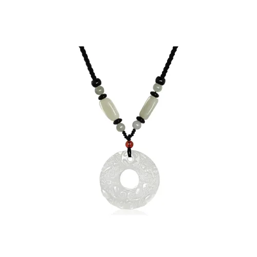 TIG Natural Chalcedony Necklaces Unisex