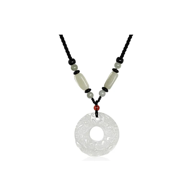 TIG Natural Chalcedony Necklaces Unisex-0