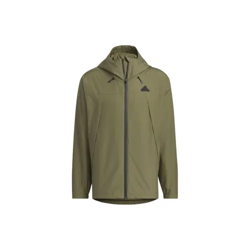 Adidas Jackets Men Rock Olive Green