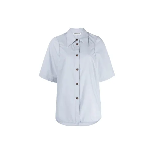 LOW CLASSIC Pointed-collar Cotton Shirt