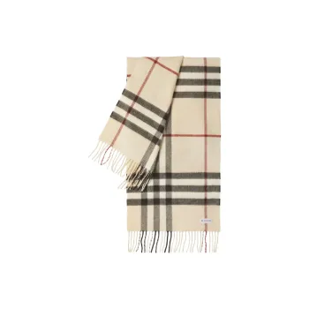 Burberry Giant Check Cashmere Scarf