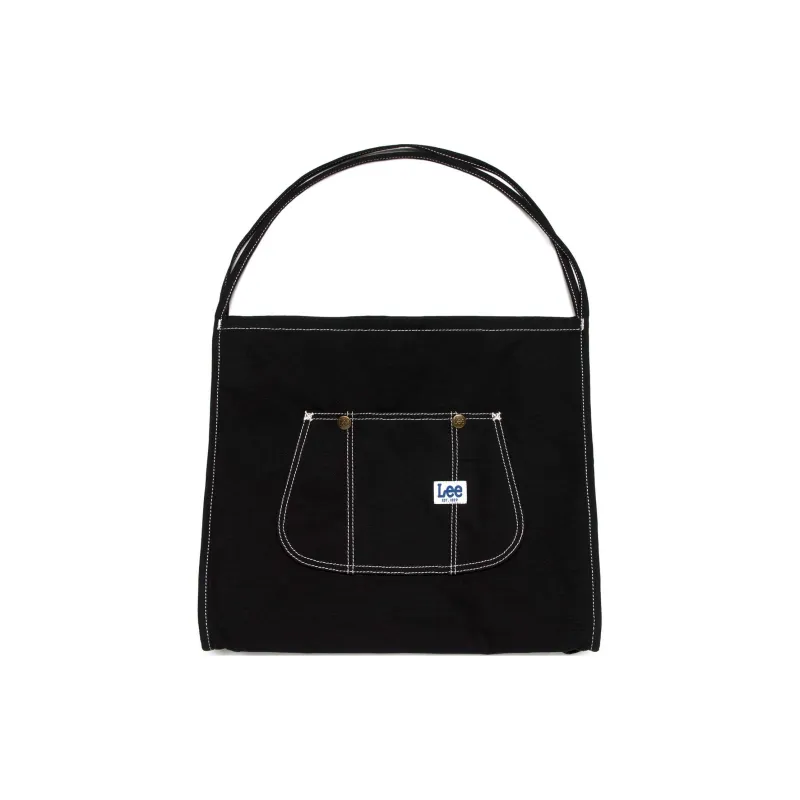 Lee Cotton With Polyester Shoulder Bags Handbags Regular Unisex Black-0